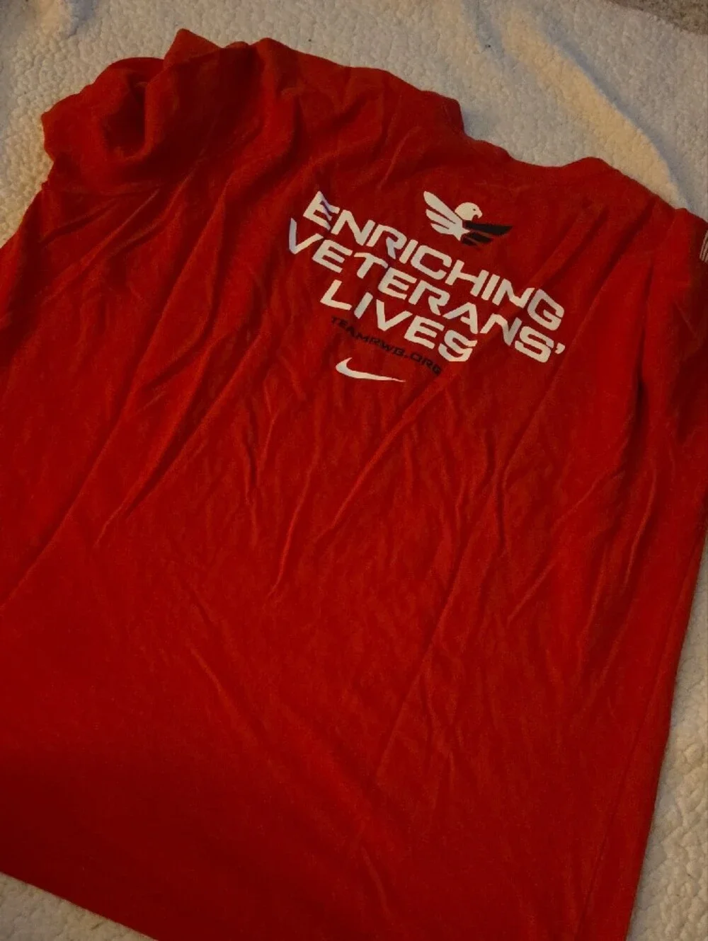Nike Red Team RWB Graphic T-Shirt with White Accents